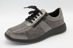 65503 Grijze veterschoen k stretch Solidus