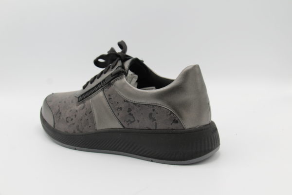 65503 Grijze veterschoen k stretch Solidus