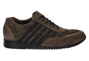 21002100 H Cas sneaker Khaki zwarte strepen Gijs