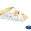 03350 Palau Wit words slipper Finn comfort