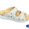 03350 Palau Wit words slipper Finn comfort