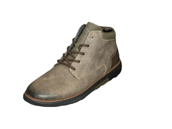 B3308 stoere enkelhoge veterschoen bruin Rieker