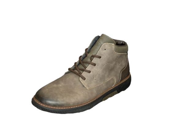 B3308 stoere enkelhoge veterschoen bruin Rieker