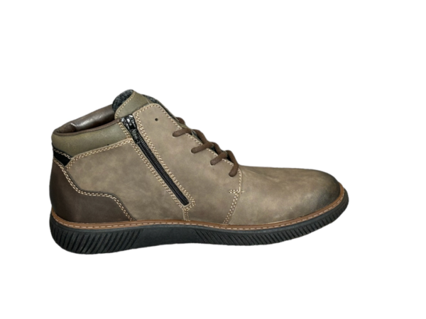 B3308 stoere enkelhoge veterschoen bruin Rieker