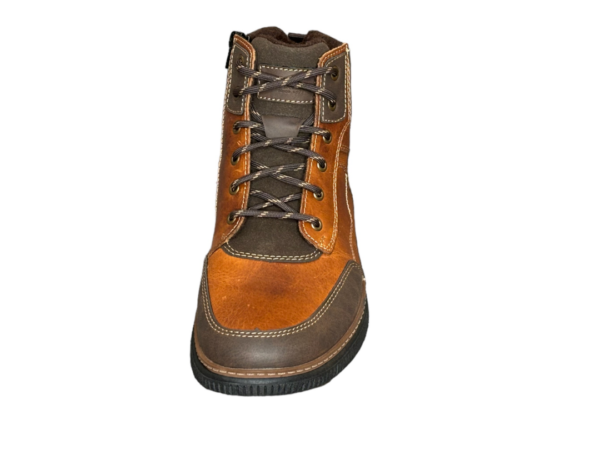 B3341 Enkelhoge cognac veterschoen Rieker