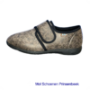 Geneve 2 taupe print pantoffel Q fit