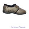 Geneve 2 taupe print pantoffel Q fit