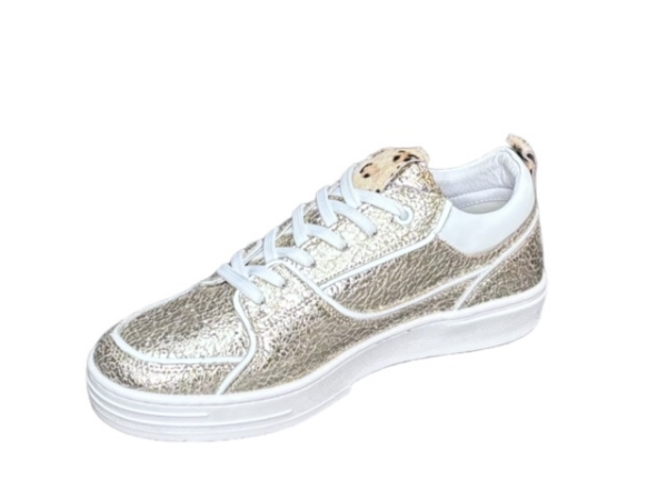 Anna metallic Goudensneaker