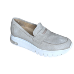 AQA Loafer velvet clay beige