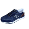 Australian Filmon mid blue cognac blauw sneaker