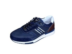 Australian Filmon mid blue cognac blauw sneaker