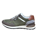 Australian Novecento green sneaker taupe wit