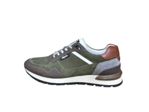 Australian Novecento green sneaker taupe wit