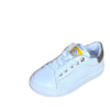 Develap 42740 witte sneaker gouden accenten