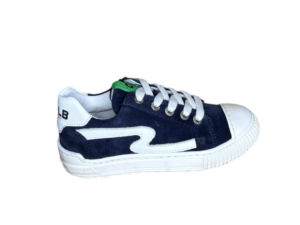 Develap Blauwe sneaker met witte accenten