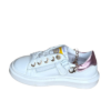 Develap witte sneaker roze accent