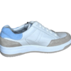 Durea Sneaker wit taupe blauw K