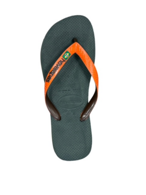 Havaianas Brasil mix FC verde/ laran groen oranje