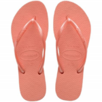 Havaianas Slim rosa peach roze dun bandje