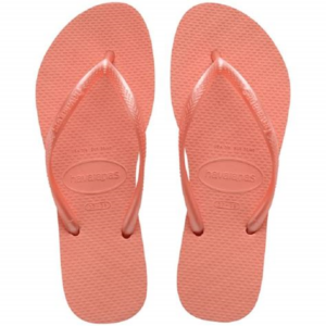 Havaianas Slim rosa peach roze dun bandje