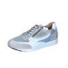 Helioform Sneaker blauw, wit, taupe zebra K