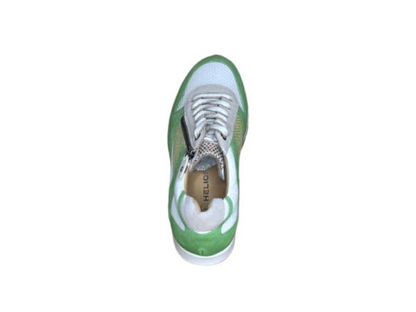 Helioform Sneaker wit met groen H