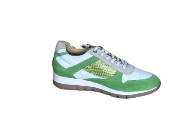 Helioform Sneaker wit met groen H