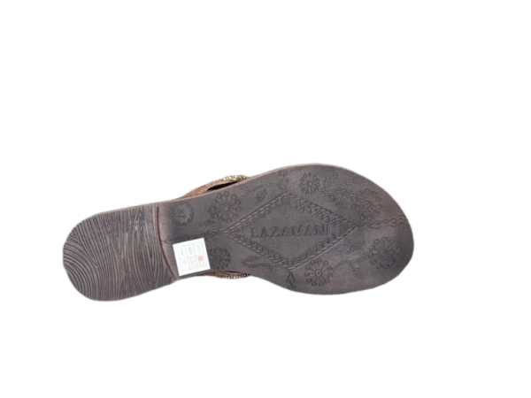 Lazamani Slipper bandjes, koraal, lila