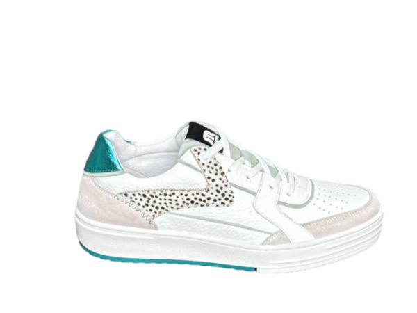 Maruti Alfie sneaker wit aqua pixel