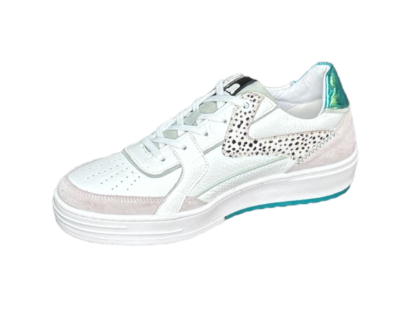 Maruti Alfie sneaker wit aqua pixel