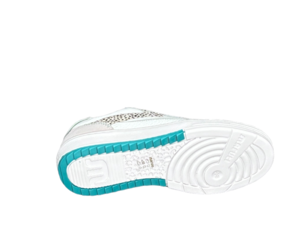 Maruti Alfie sneaker wit aqua pixel