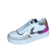 Maruti Momo wit- zebra- fucsia sneaker