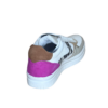 Maruti Momo wit- zebra- fucsia sneaker