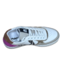 Maruti Momo wit- zebra- fucsia sneaker