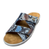 Q Fit Alicante slipper blauw stretch