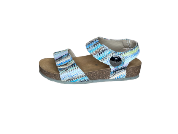 Q Fit Sandaal Mila combi turquoise