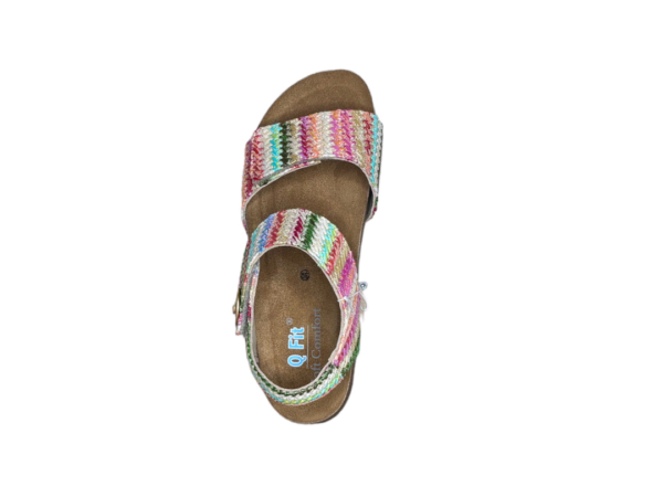 Q Fit Sandaal Mila rose multi colour Dames