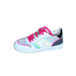 Shoesme Sneaker wit fucsia groen