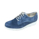 Durea Blauwe veterschoen Bente H denim