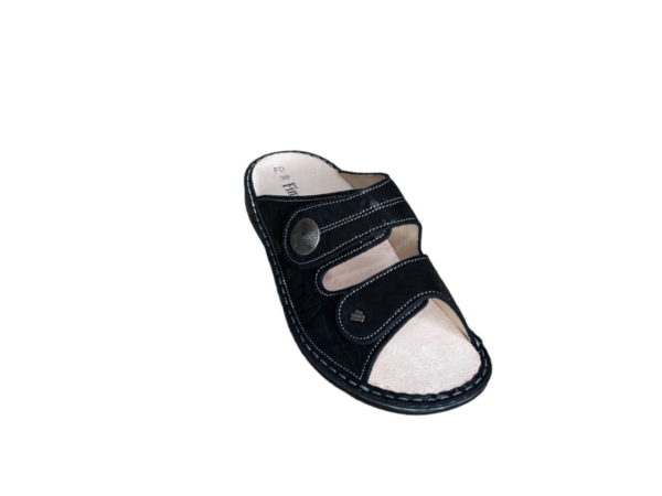 Finn comfort Sansibar Slipper zwart metallic