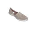 Q Fit Cindy Beige suede moccasin