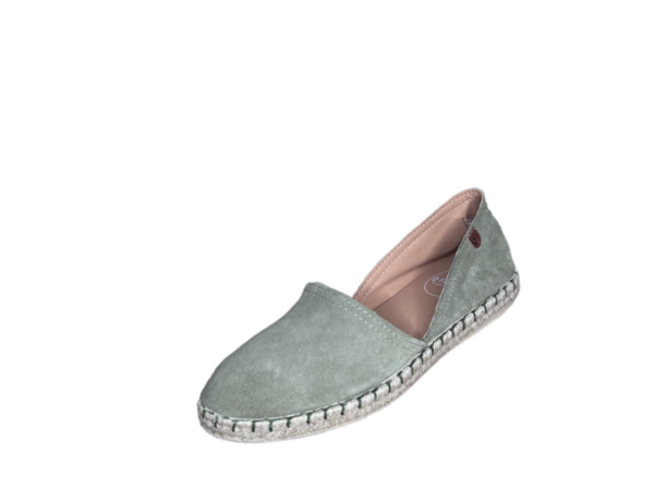 Q Fit Cindy olive green moccassin