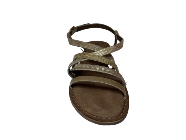 Lazamani Sandaal goud multi straps