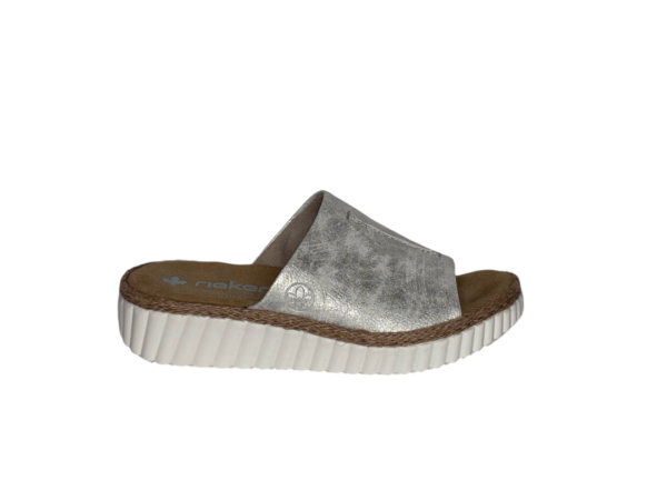 Rieker Slipper Aleria beige goud Dames