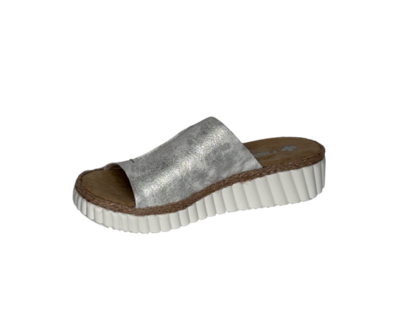 Rieker Slipper Aleria beige goud Dames