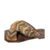 Lazamani Slipper beige raffia slide