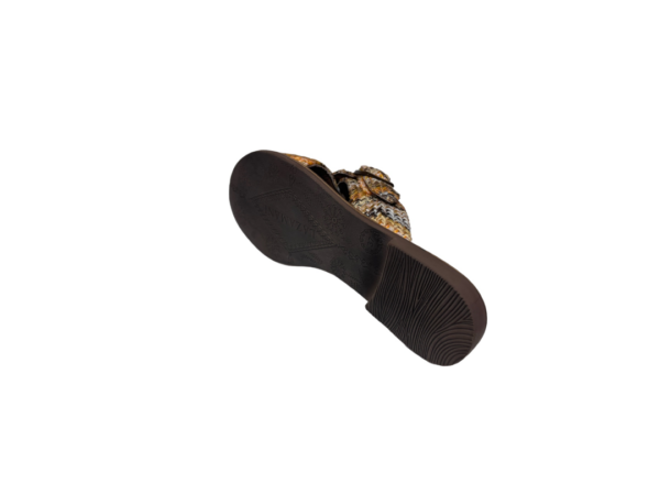 Lazamani Slipper beige raffia slide