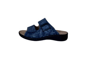 Solidus Slipper blauw print