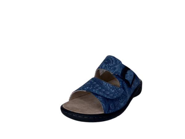 Solidus Slipper blauw print