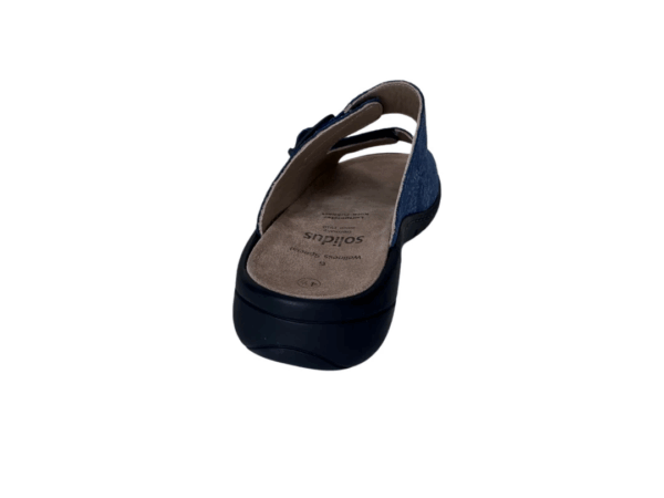 Solidus Slipper blauw print